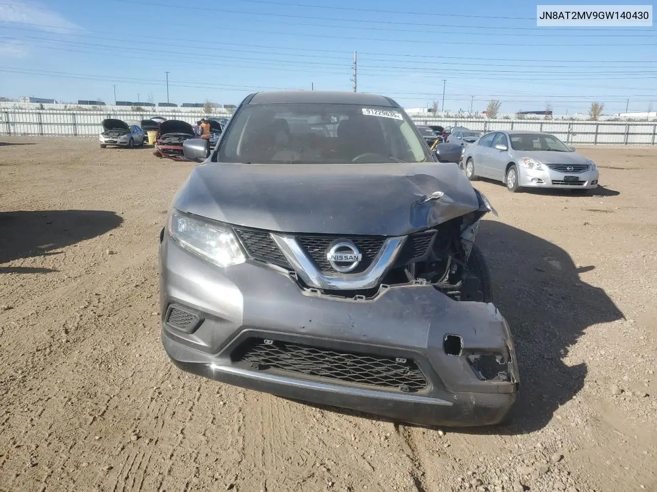 JN8AT2MV9GW140430 2016 Nissan Rogue S