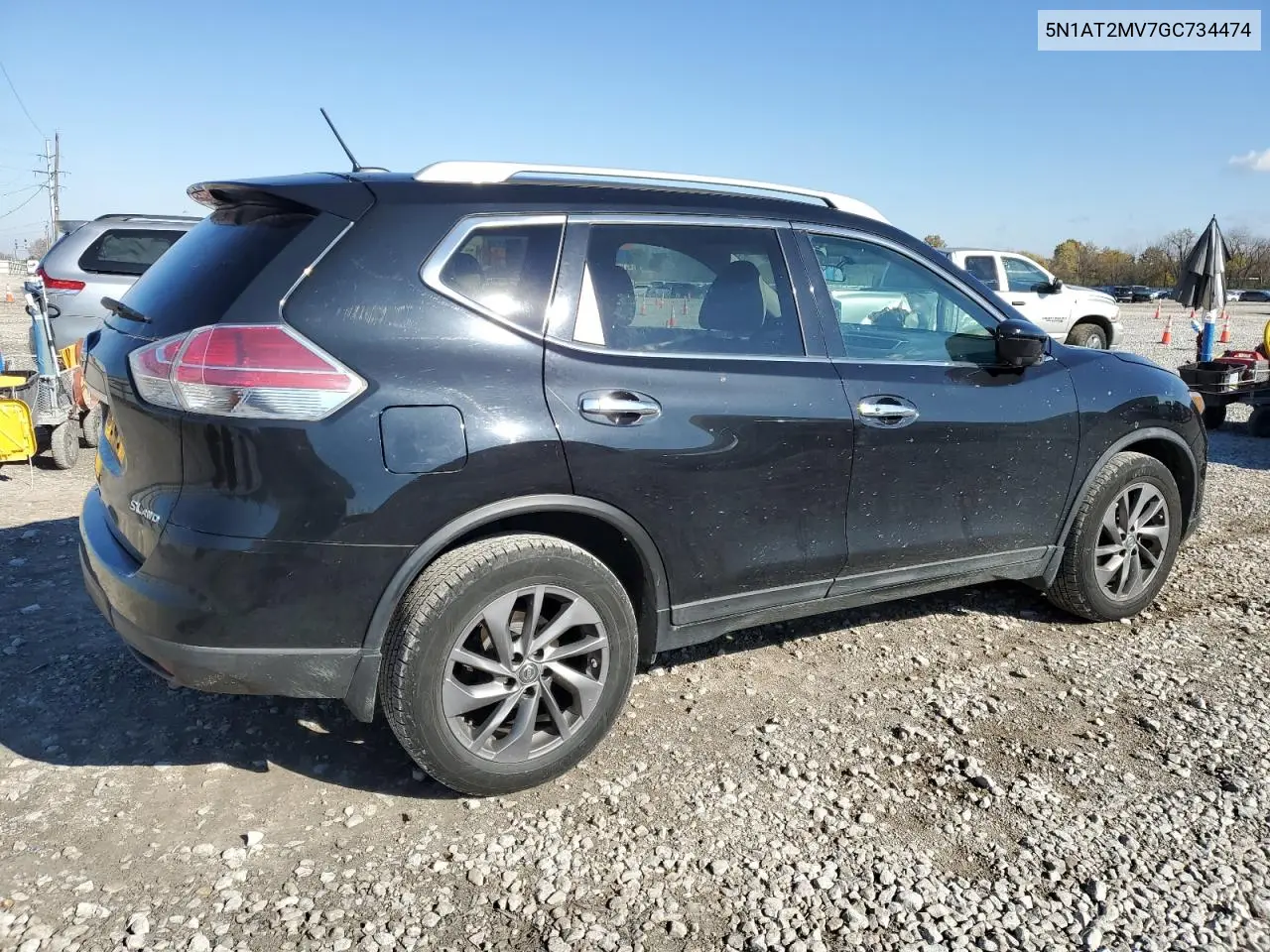 5N1AT2MV7GC734474 2016 Nissan Rogue S