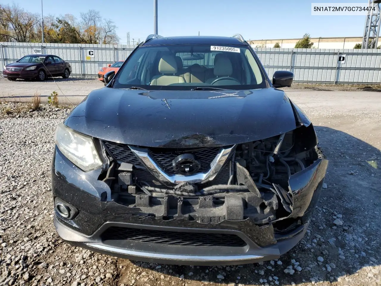 5N1AT2MV7GC734474 2016 Nissan Rogue S