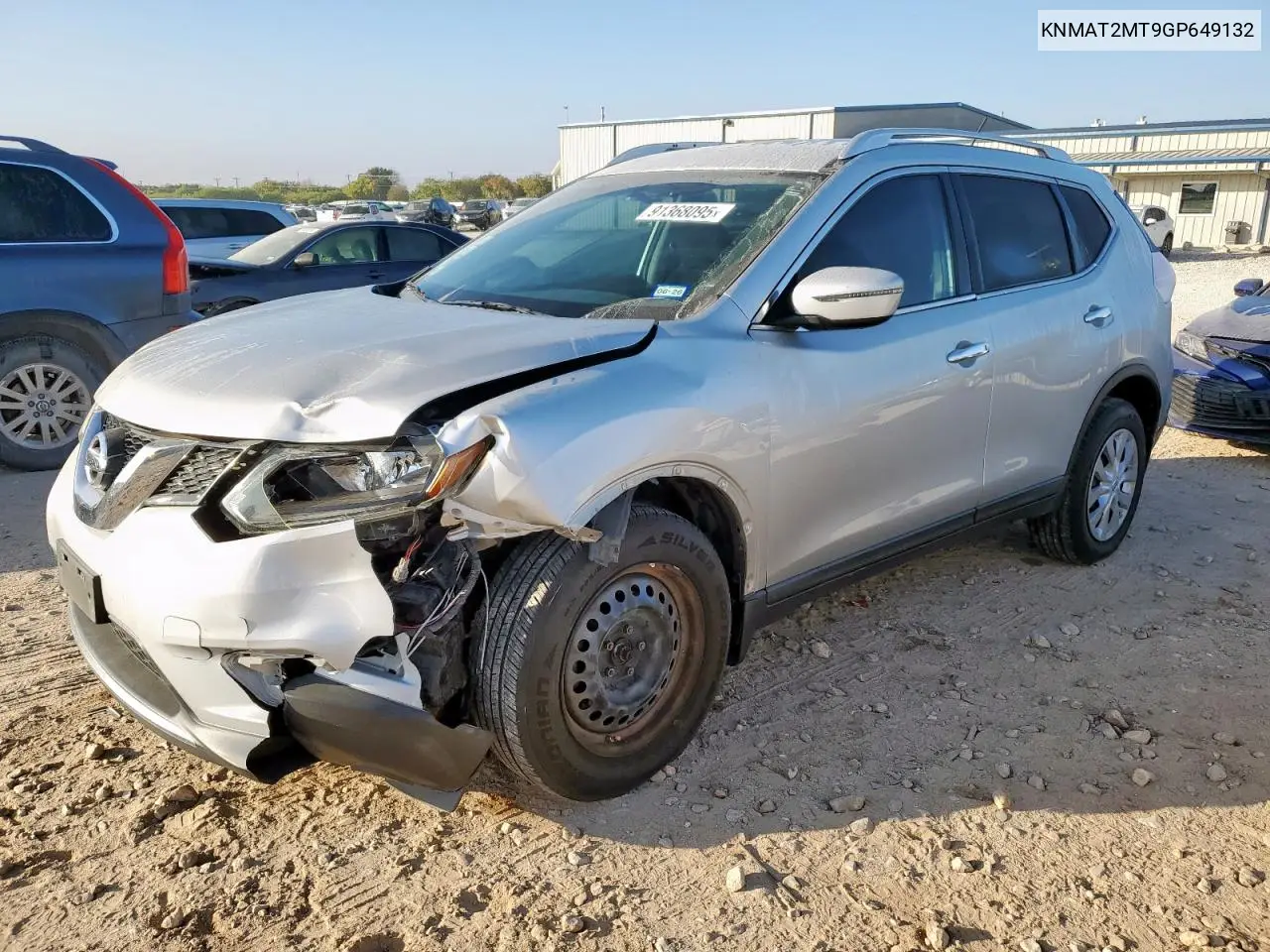 KNMAT2MT9GP649132 2016 Nissan Rogue S