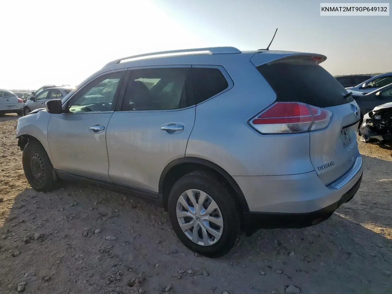 KNMAT2MT9GP649132 2016 Nissan Rogue S
