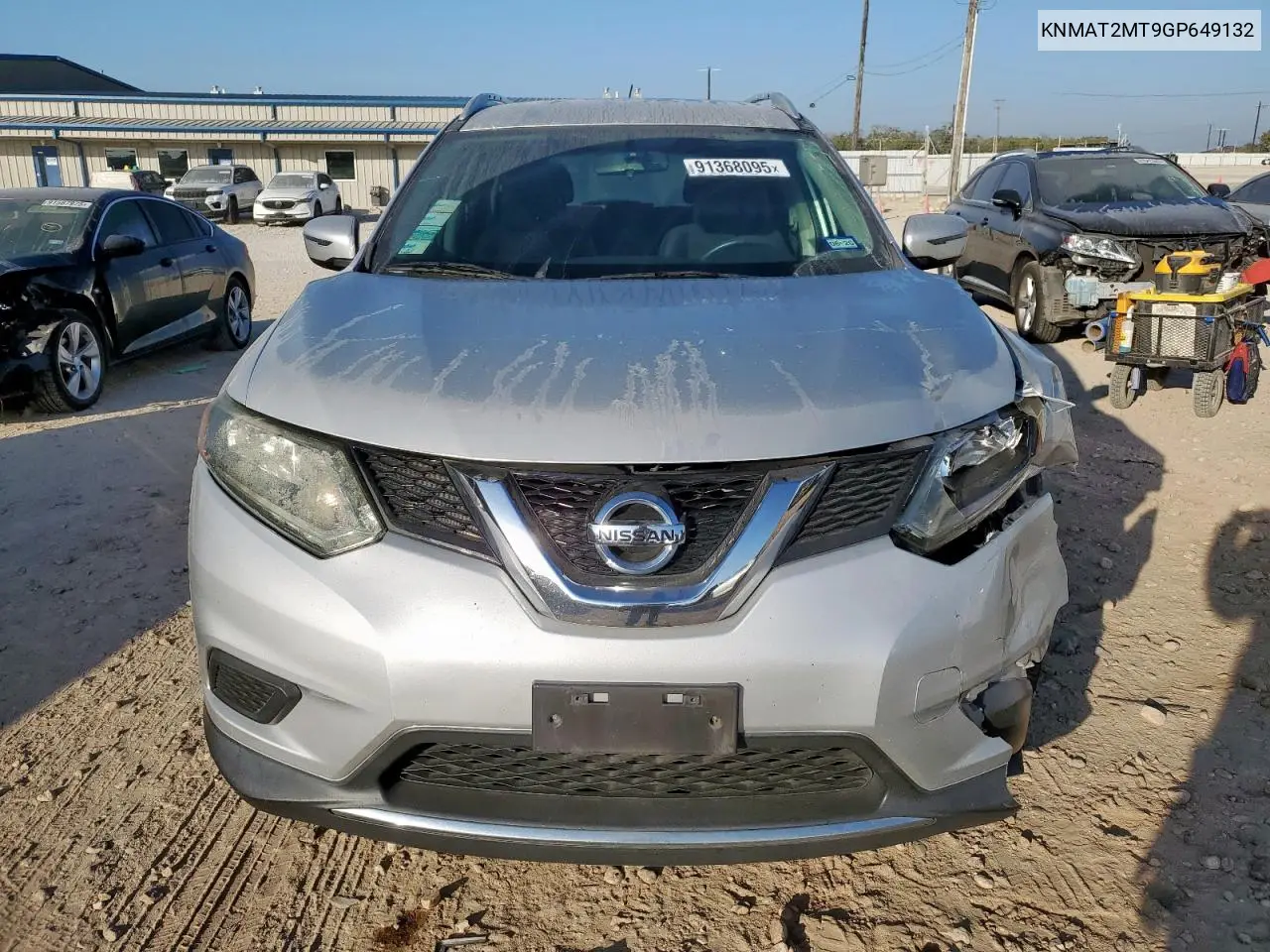 KNMAT2MT9GP649132 2016 Nissan Rogue S