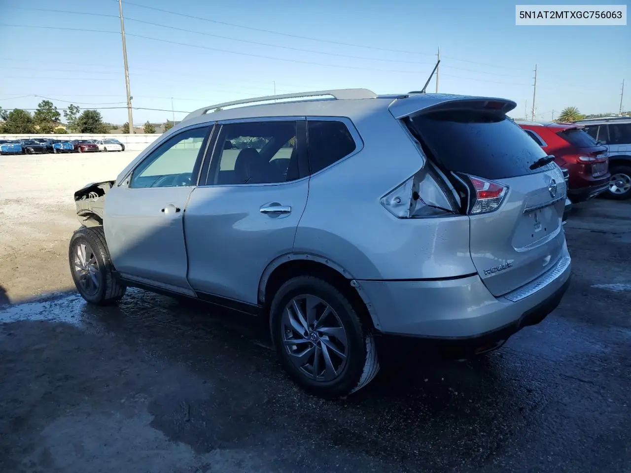 5N1AT2MTXGC756063 2016 Nissan Rogue S