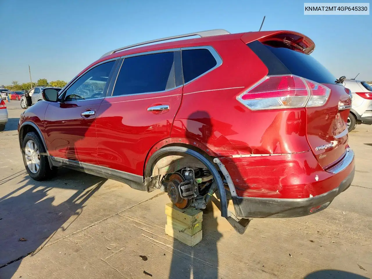 KNMAT2MT4GP645330 2016 Nissan Rogue S