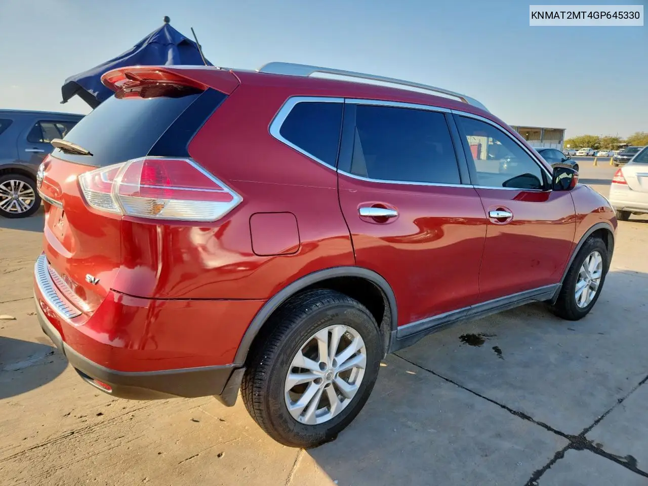 KNMAT2MT4GP645330 2016 Nissan Rogue S
