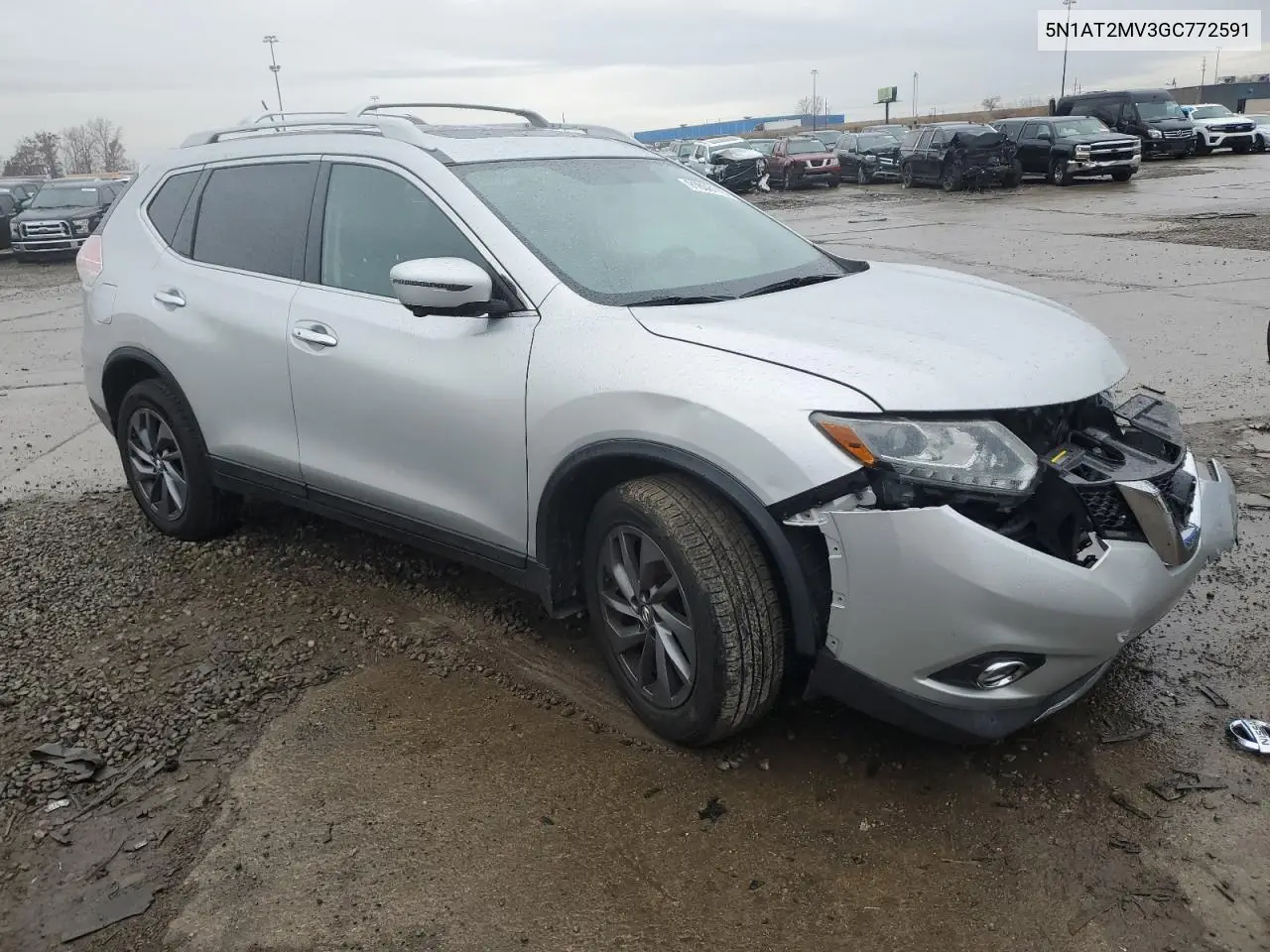 5N1AT2MV3GC772591 2016 Nissan Rogue S