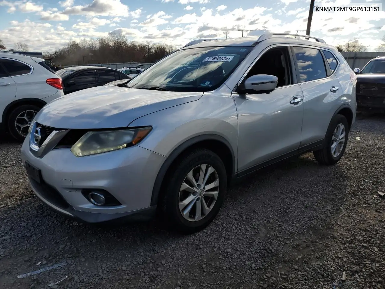 KNMAT2MT9GP613151 2016 Nissan Rogue S