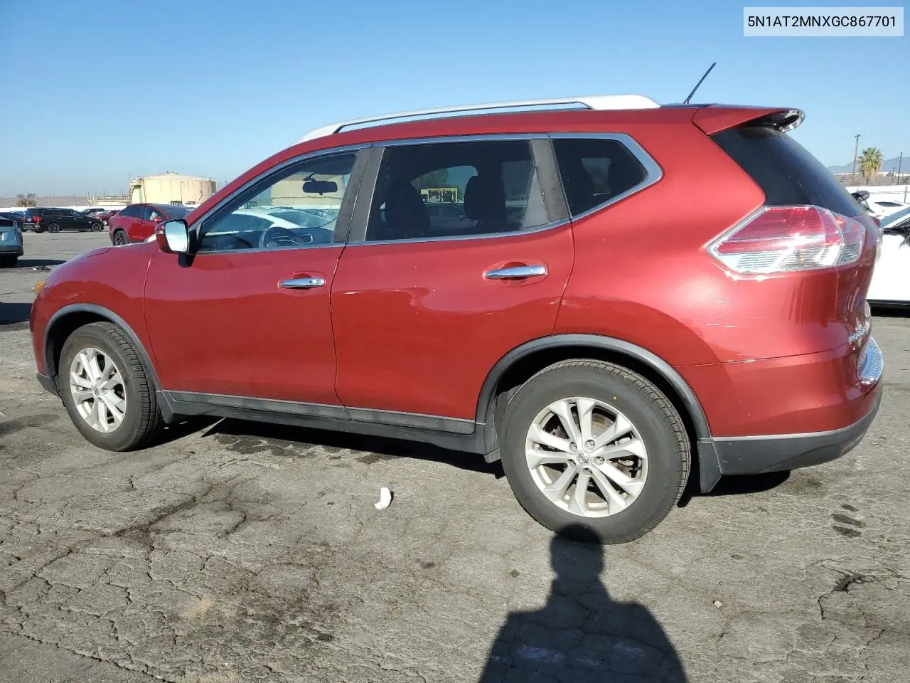 5N1AT2MNXGC867701 2016 Nissan Rogue S