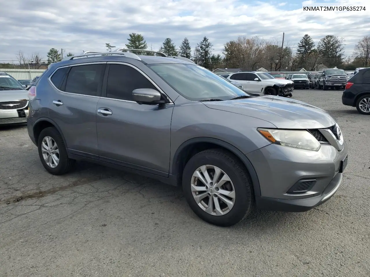 KNMAT2MV1GP635274 2016 Nissan Rogue S