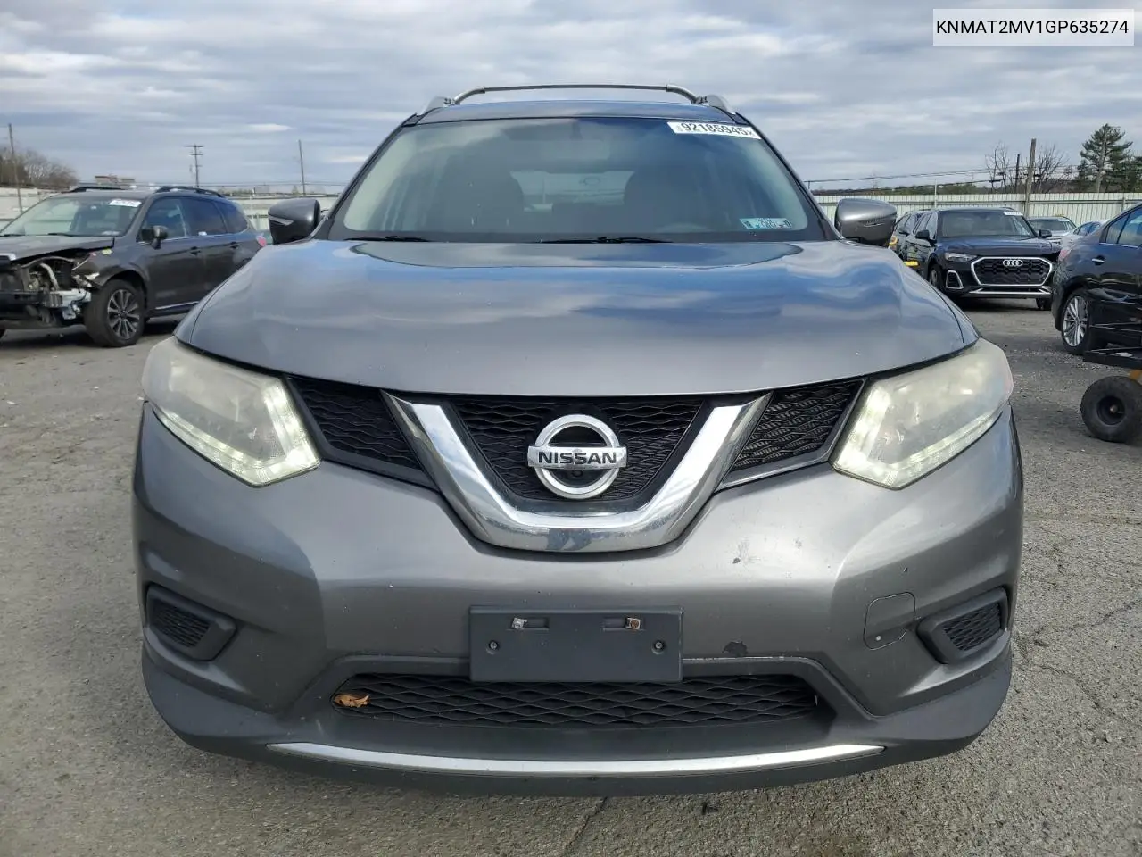 KNMAT2MV1GP635274 2016 Nissan Rogue S