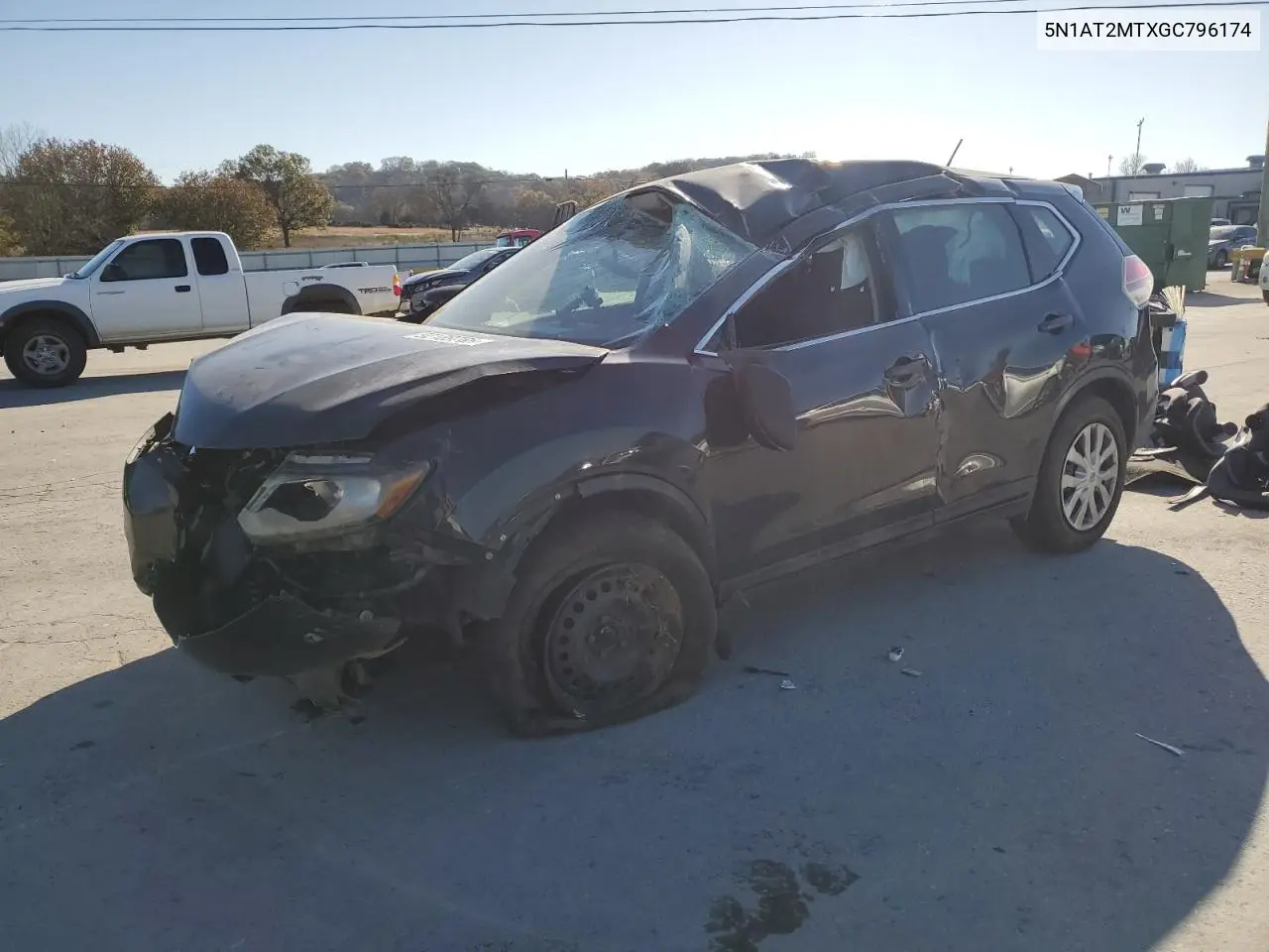 5N1AT2MTXGC796174 2016 Nissan Rogue S