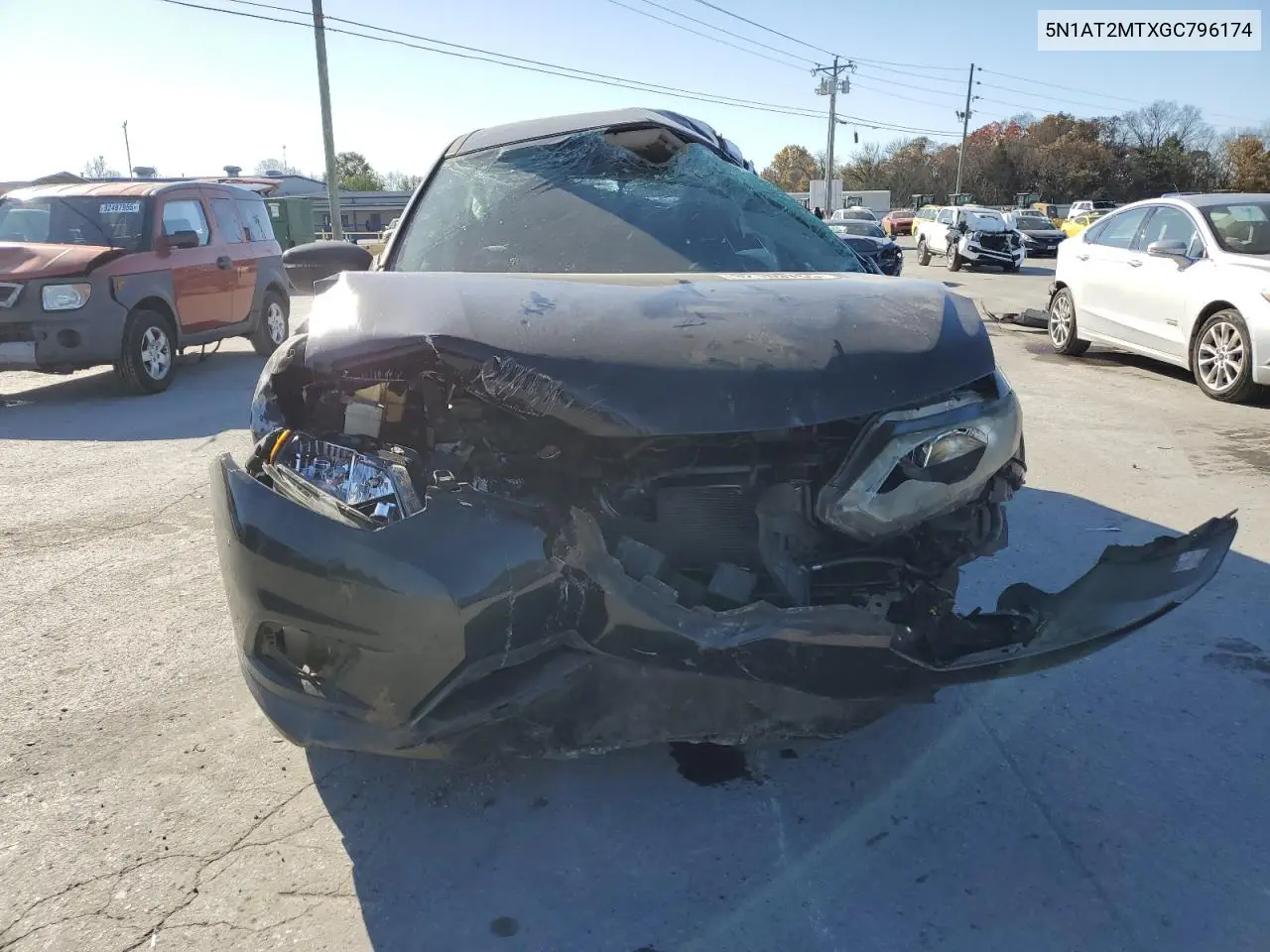 5N1AT2MTXGC796174 2016 Nissan Rogue S