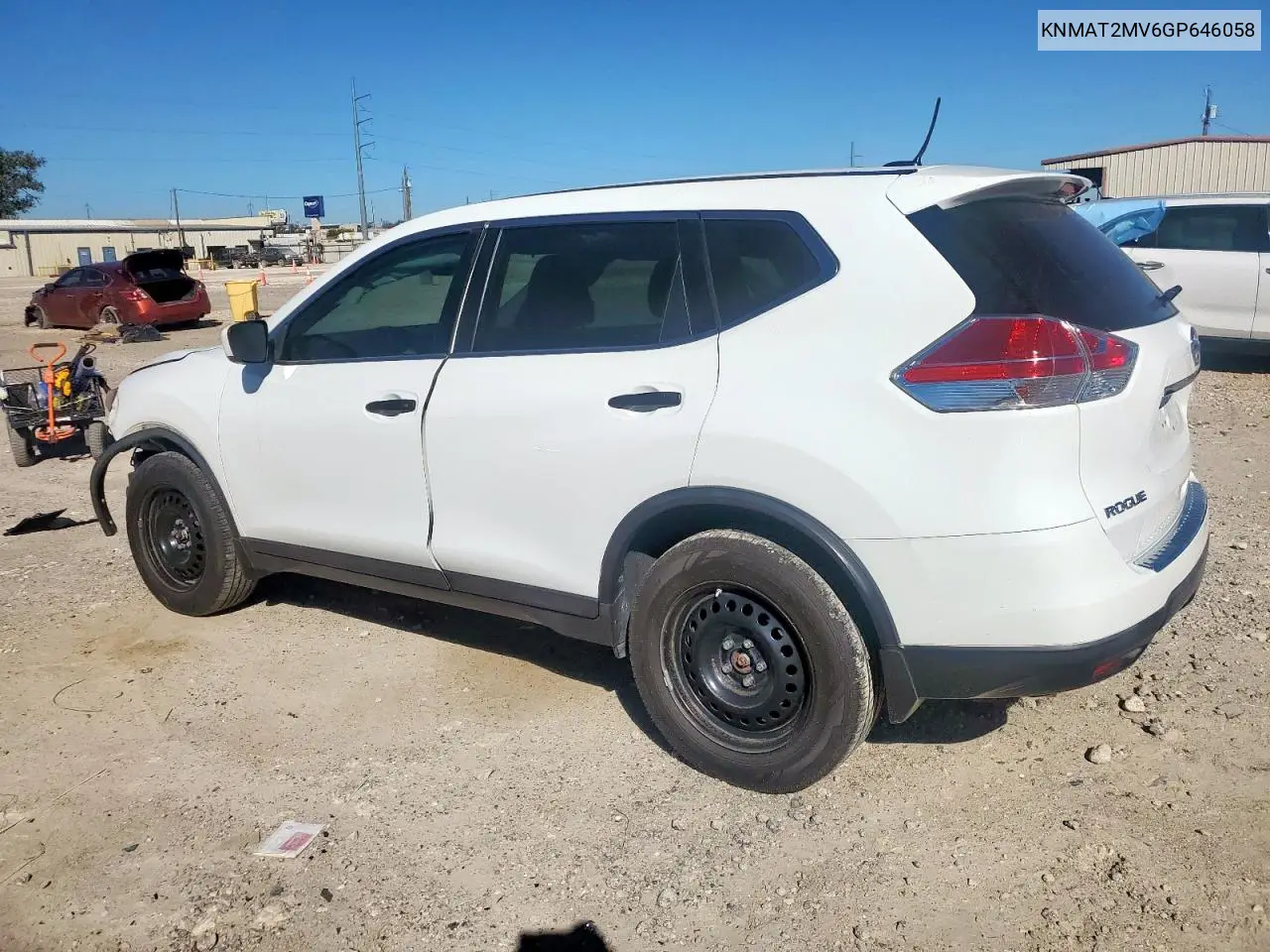 KNMAT2MV6GP646058 2016 Nissan Rogue S