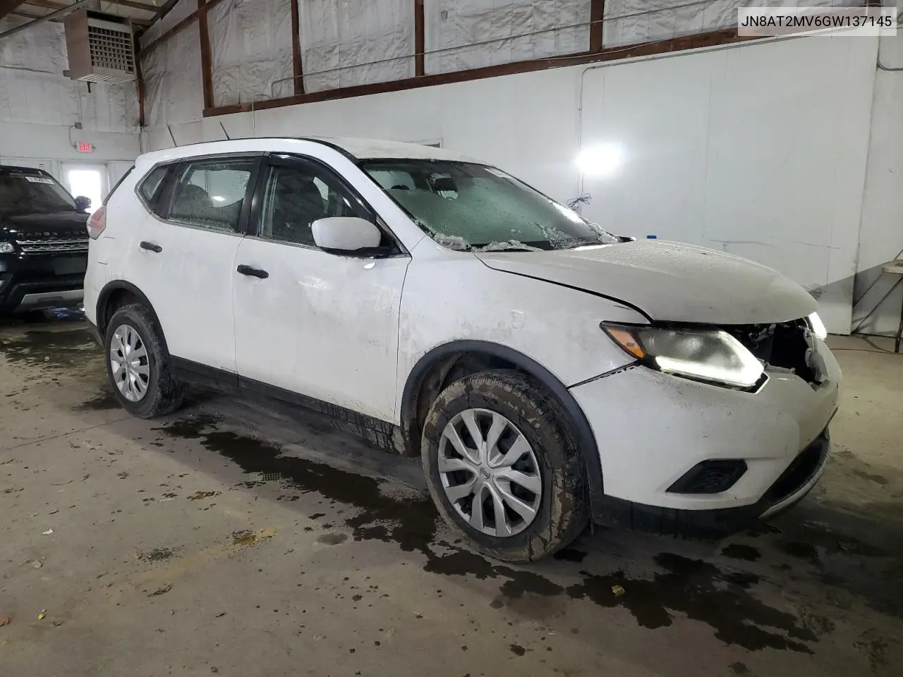JN8AT2MV6GW137145 2016 Nissan Rogue S