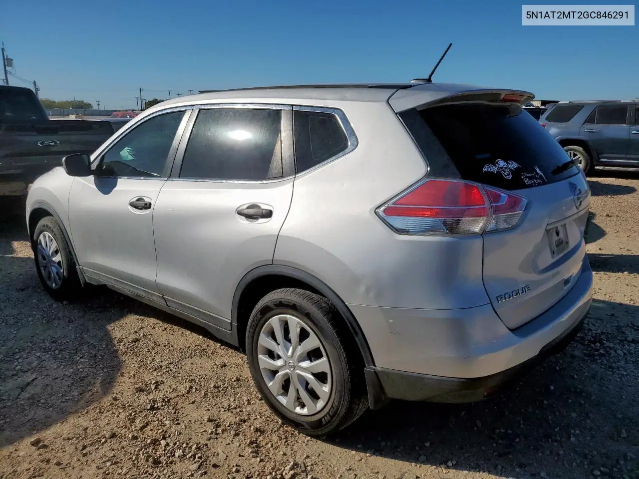 5N1AT2MT2GC846291 2016 Nissan Rogue S