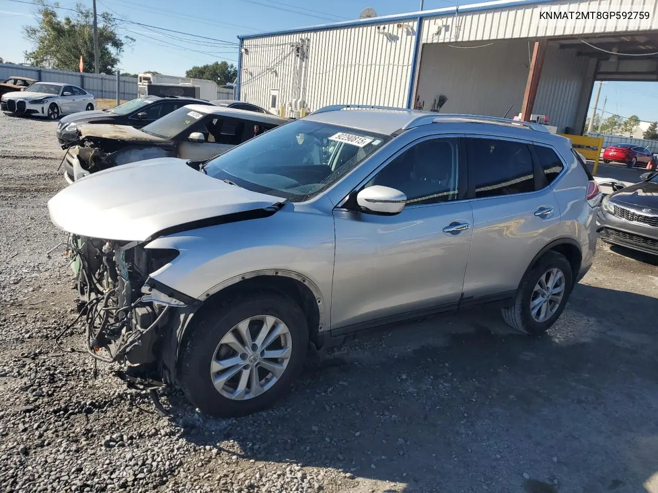 KNMAT2MT8GP592759 2016 Nissan Rogue S