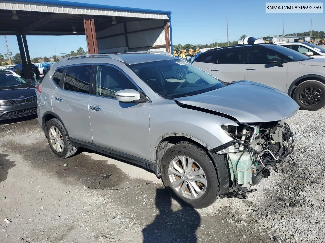 KNMAT2MT8GP592759 2016 Nissan Rogue S