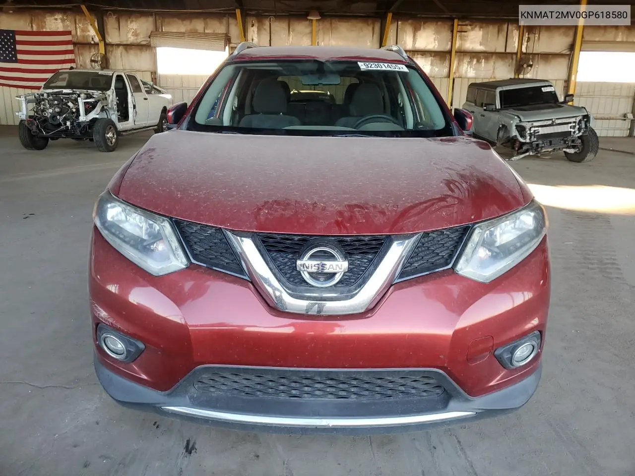 KNMAT2MV0GP618580 2016 Nissan Rogue S