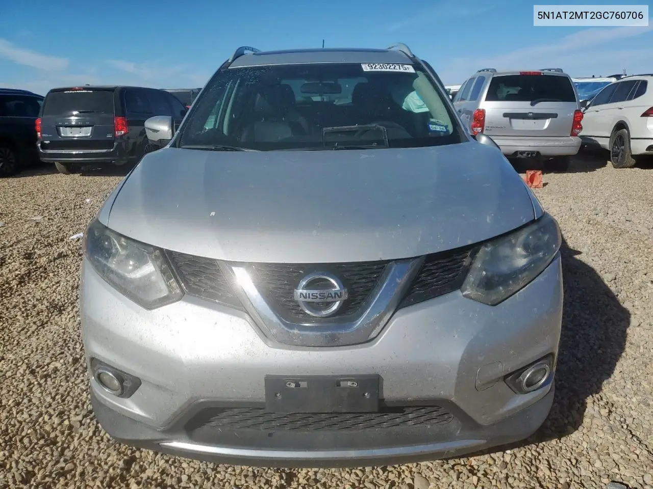 5N1AT2MT2GC760706 2016 Nissan Rogue S