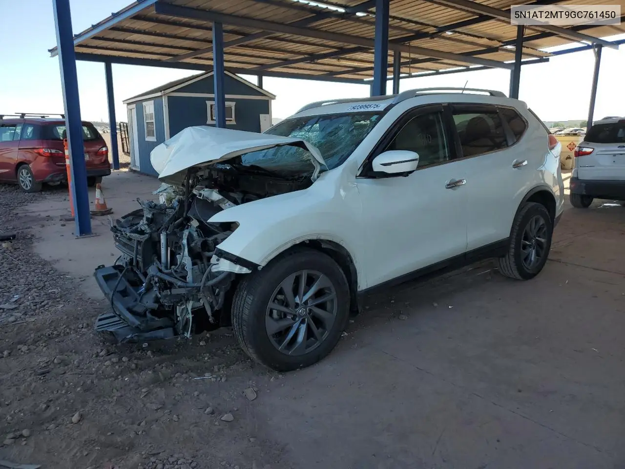5N1AT2MT9GC761450 2016 Nissan Rogue S