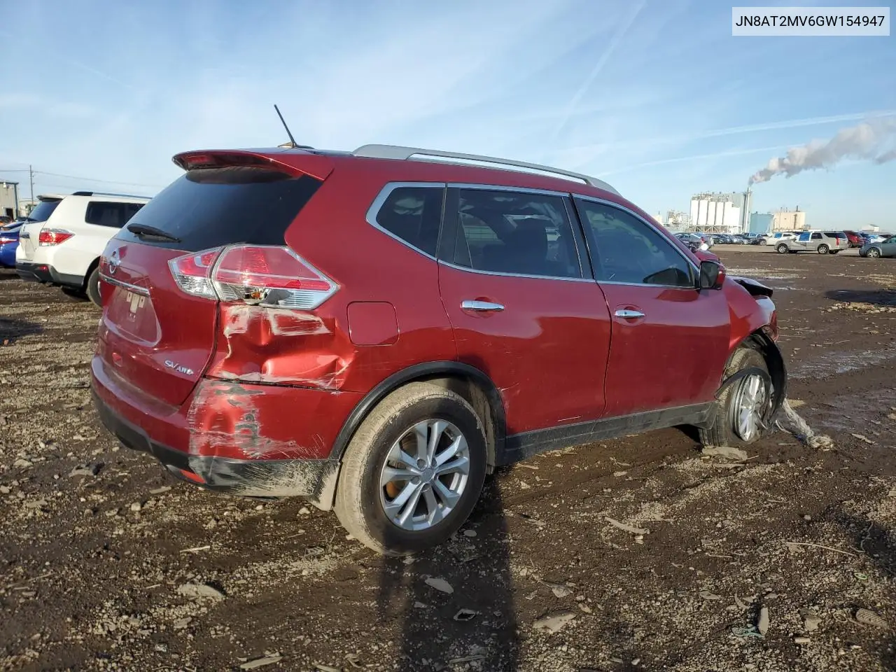 JN8AT2MV6GW154947 2016 Nissan Rogue S