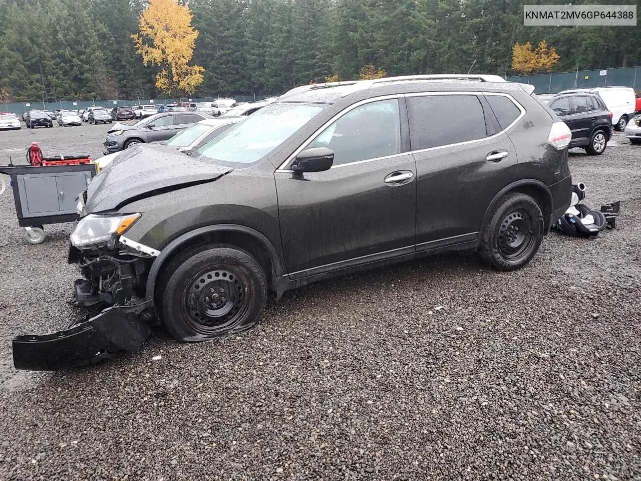 KNMAT2MV6GP644388 2016 Nissan Rogue S