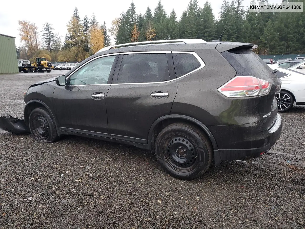 KNMAT2MV6GP644388 2016 Nissan Rogue S
