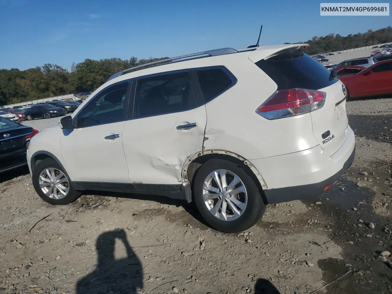 KNMAT2MV4GP699681 2016 Nissan Rogue S