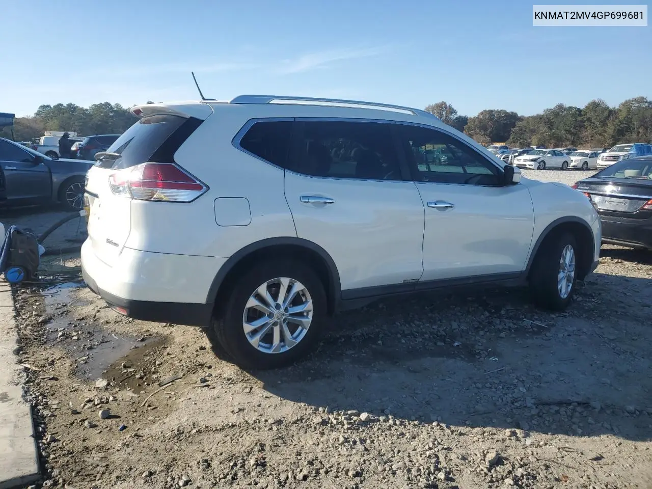 KNMAT2MV4GP699681 2016 Nissan Rogue S