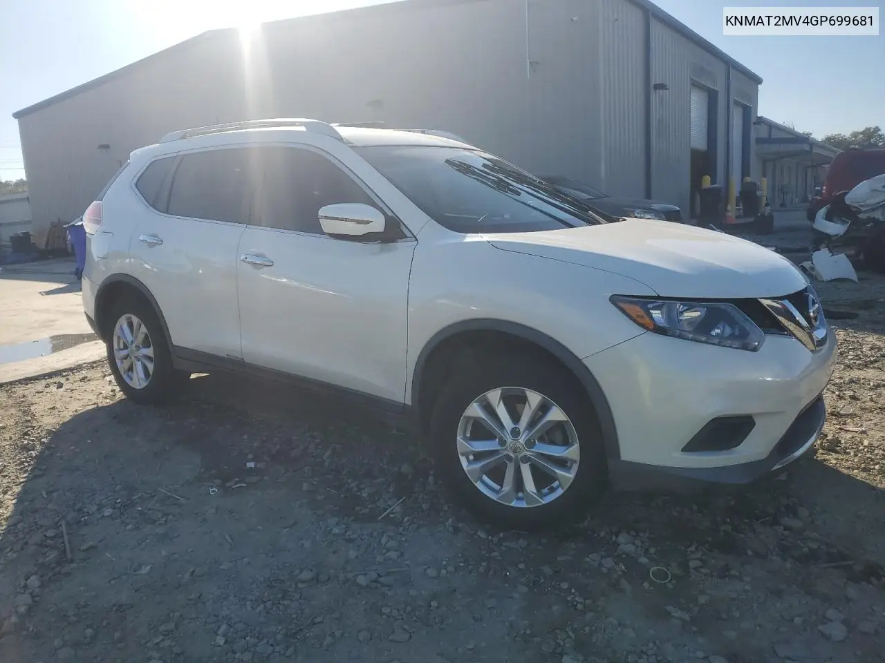 KNMAT2MV4GP699681 2016 Nissan Rogue S