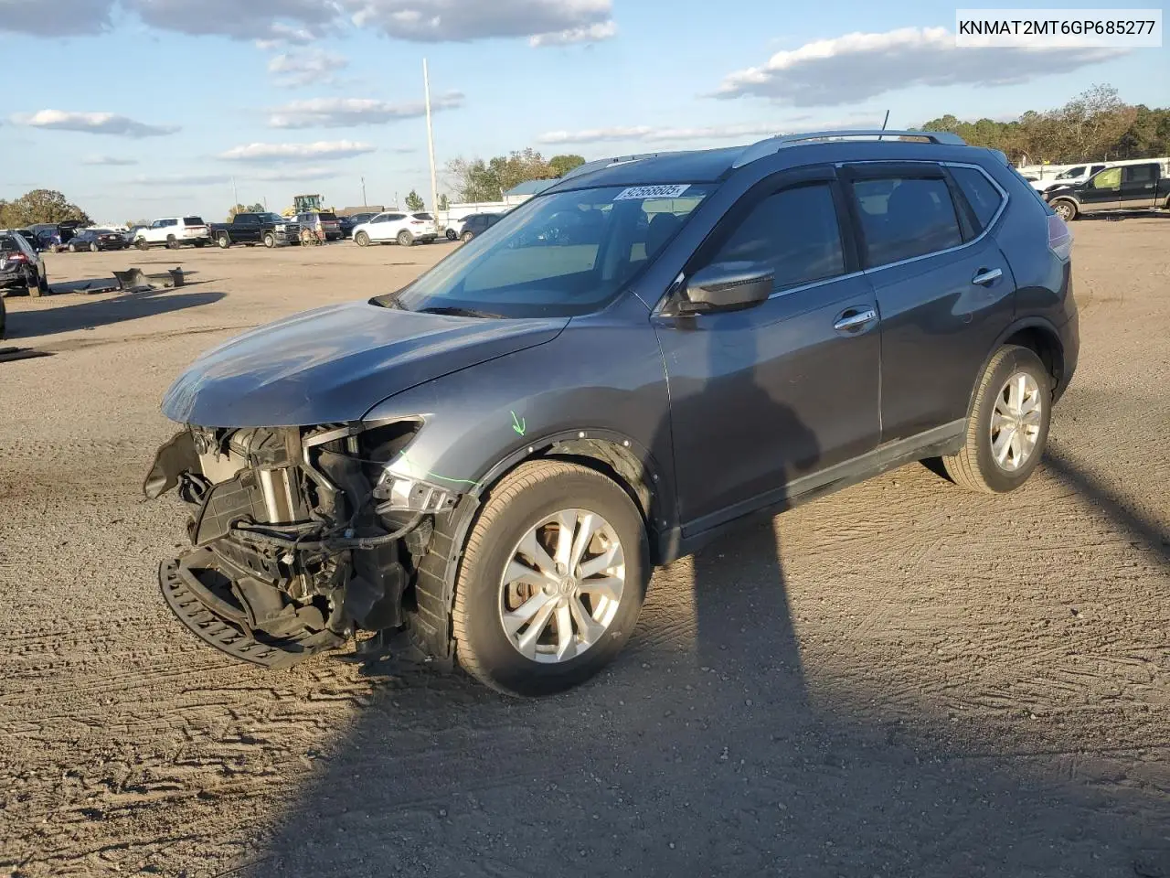 KNMAT2MT6GP685277 2016 Nissan Rogue S