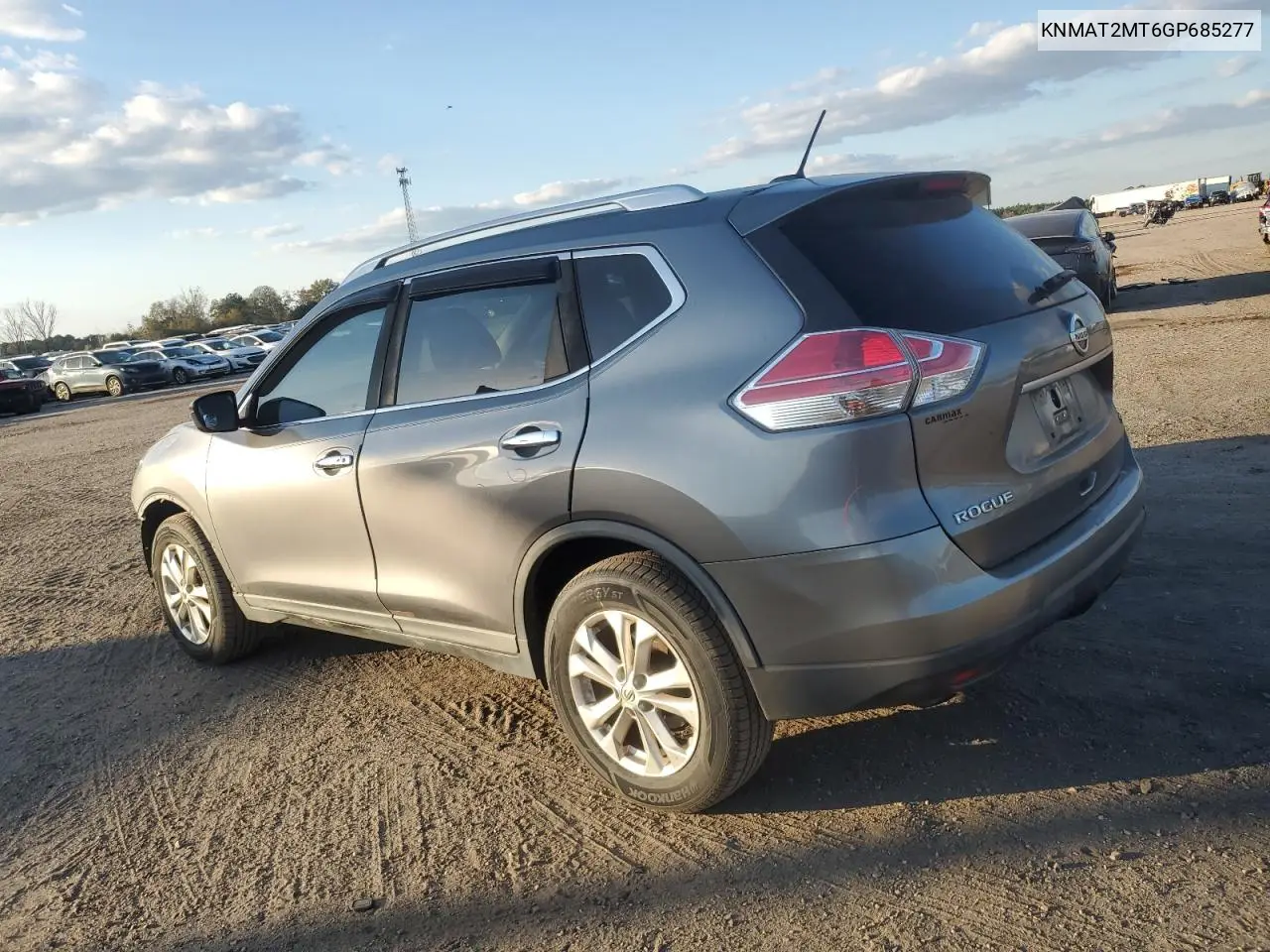 KNMAT2MT6GP685277 2016 Nissan Rogue S