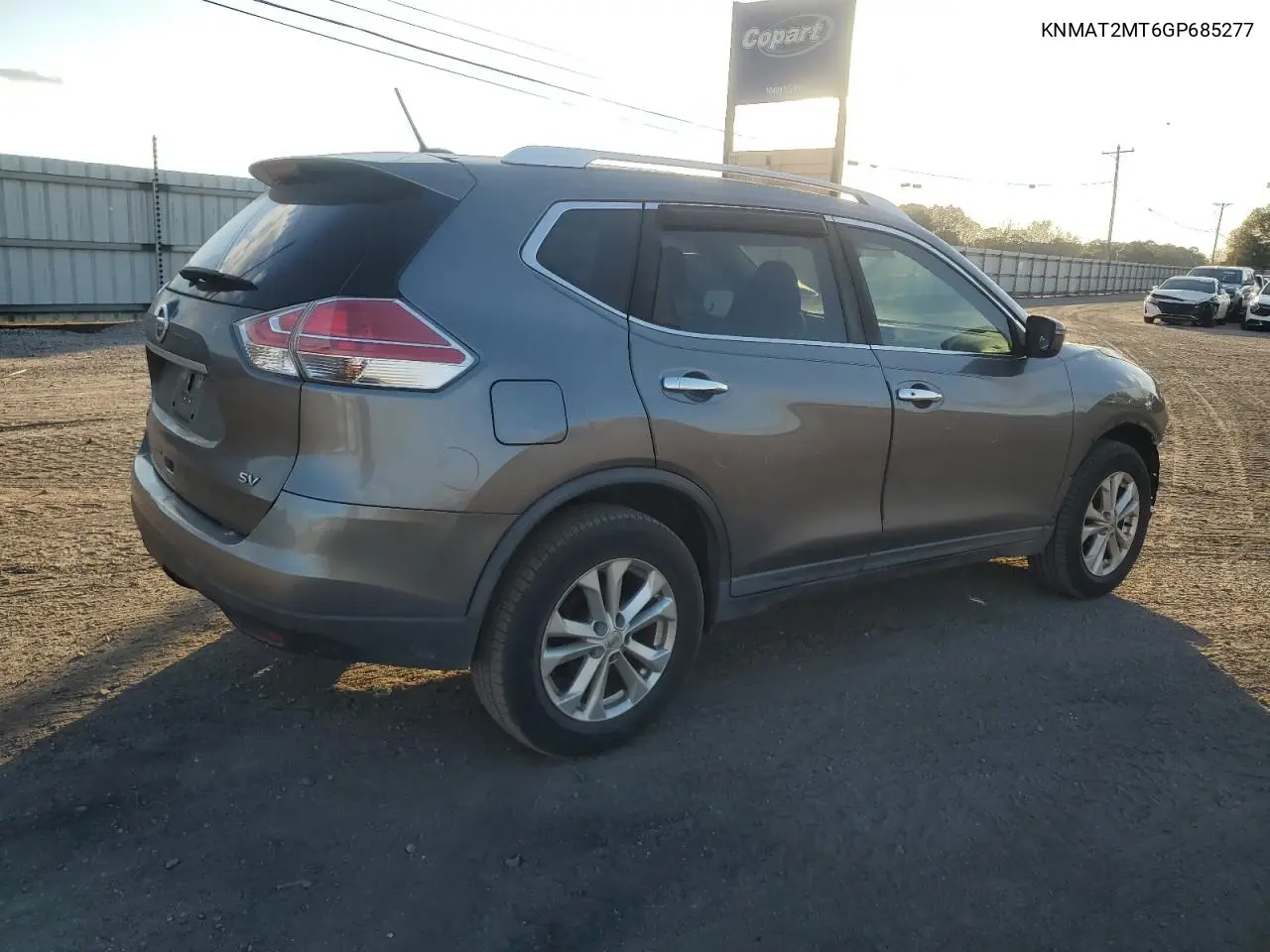 KNMAT2MT6GP685277 2016 Nissan Rogue S
