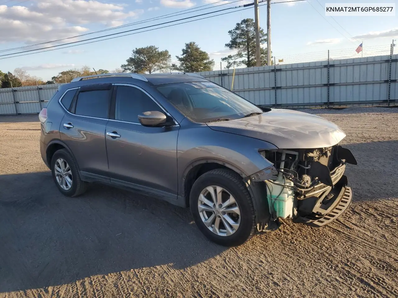 KNMAT2MT6GP685277 2016 Nissan Rogue S