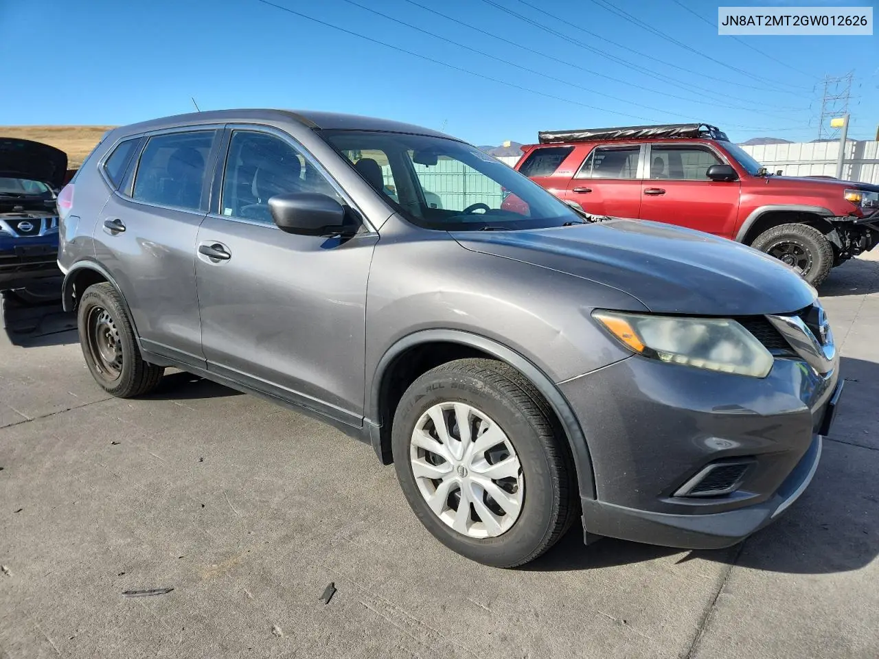 JN8AT2MT2GW012626 2016 Nissan Rogue S