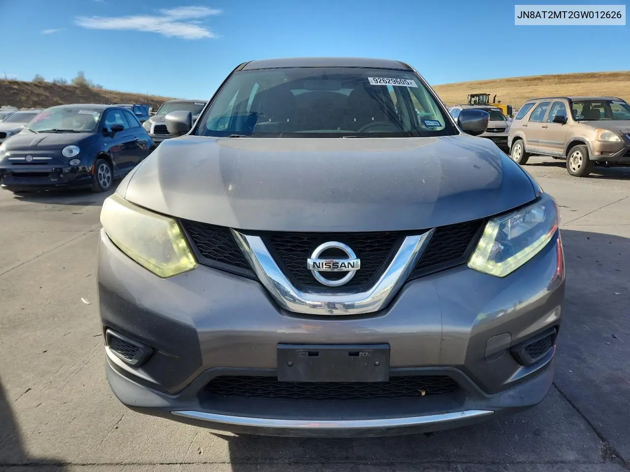 JN8AT2MT2GW012626 2016 Nissan Rogue S