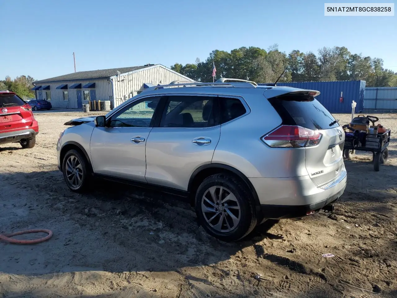 5N1AT2MT8GC838258 2016 Nissan Rogue S