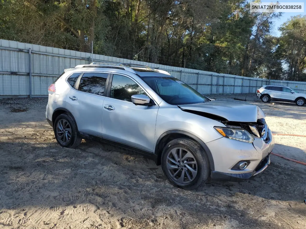 5N1AT2MT8GC838258 2016 Nissan Rogue S