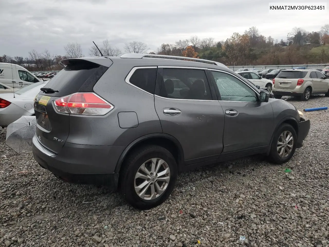 KNMAT2MV3GP623451 2016 Nissan Rogue S