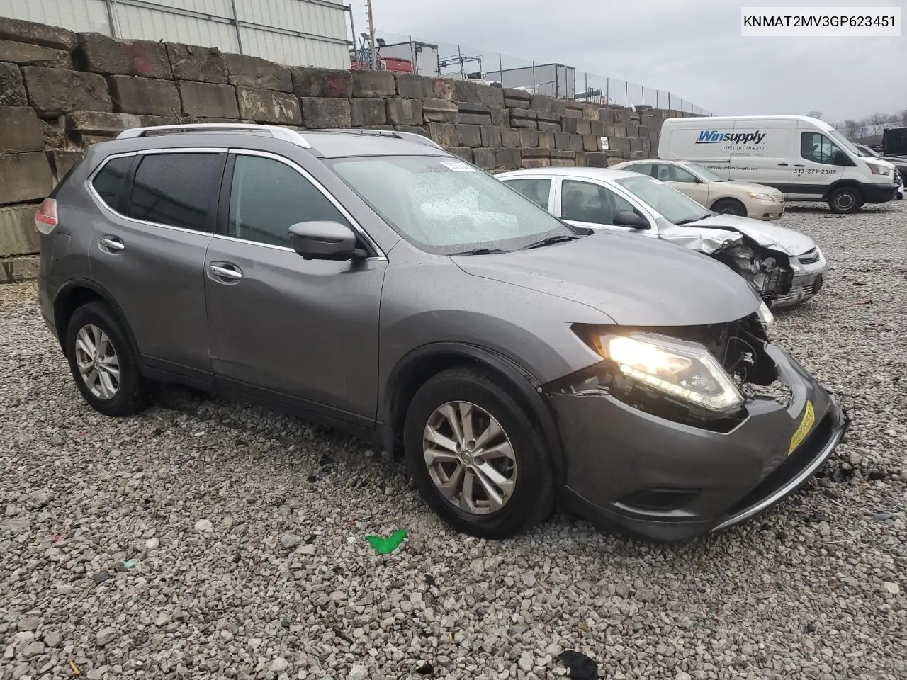 KNMAT2MV3GP623451 2016 Nissan Rogue S