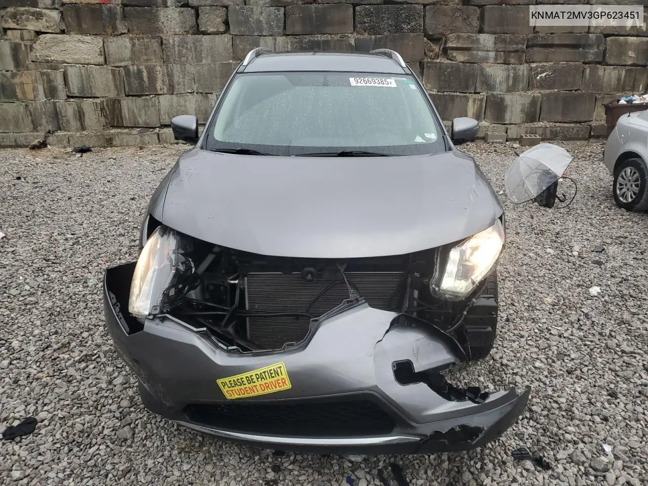 KNMAT2MV3GP623451 2016 Nissan Rogue S