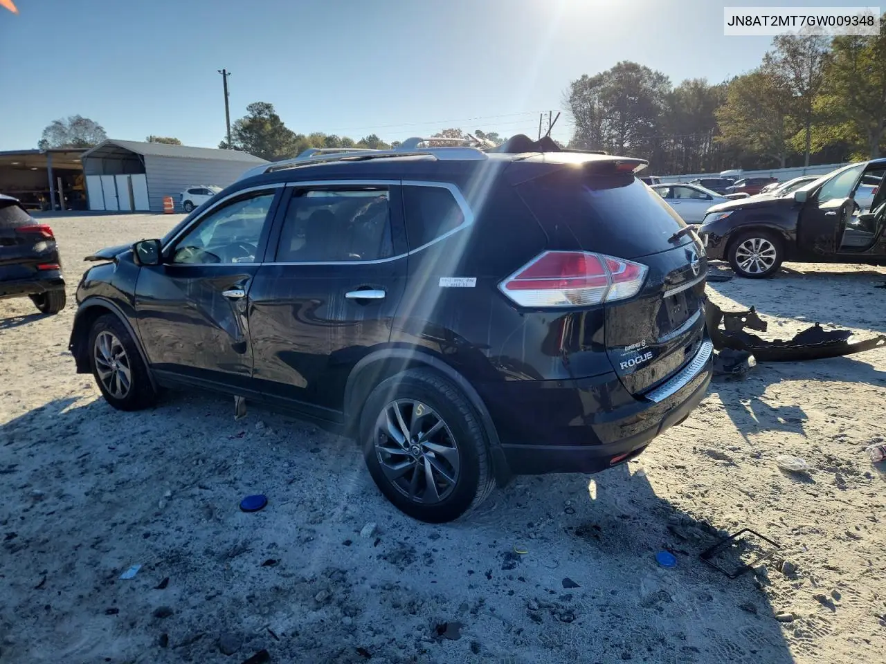 JN8AT2MT7GW009348 2016 Nissan Rogue S