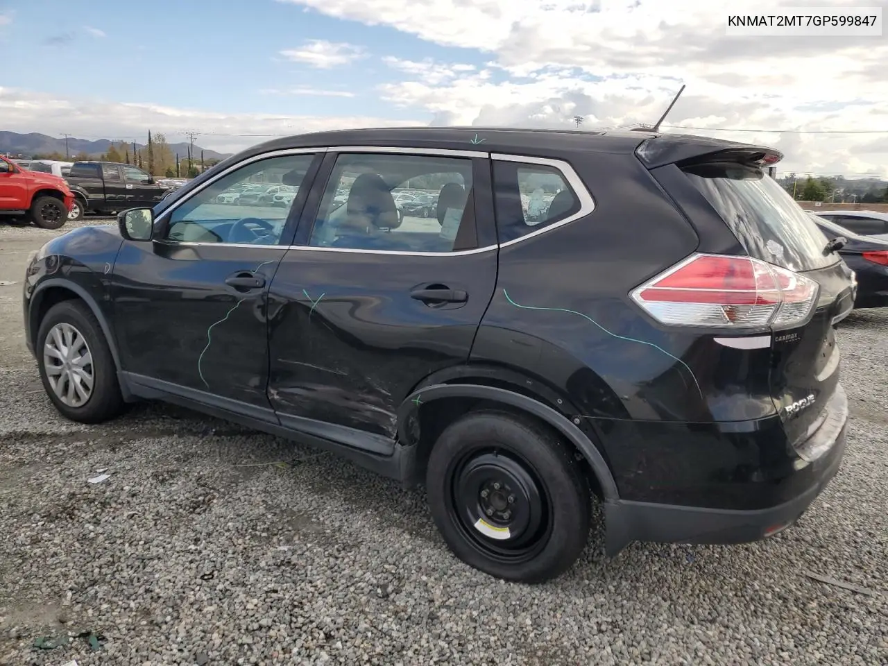 KNMAT2MT7GP599847 2016 Nissan Rogue S
