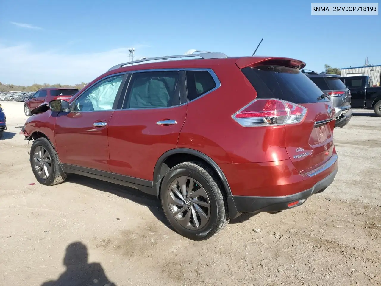 KNMAT2MV0GP718193 2016 Nissan Rogue S