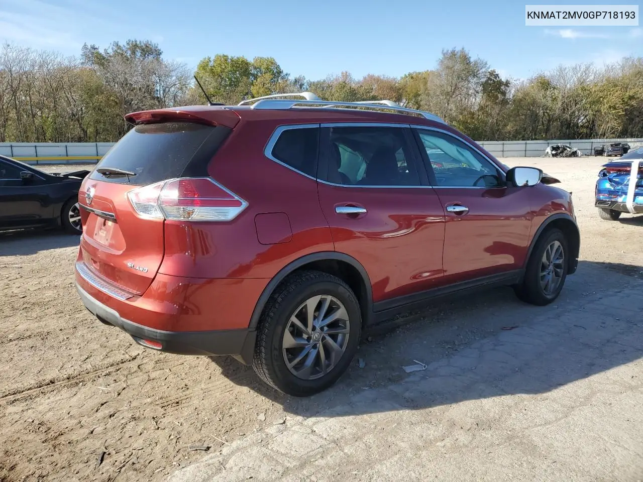 KNMAT2MV0GP718193 2016 Nissan Rogue S