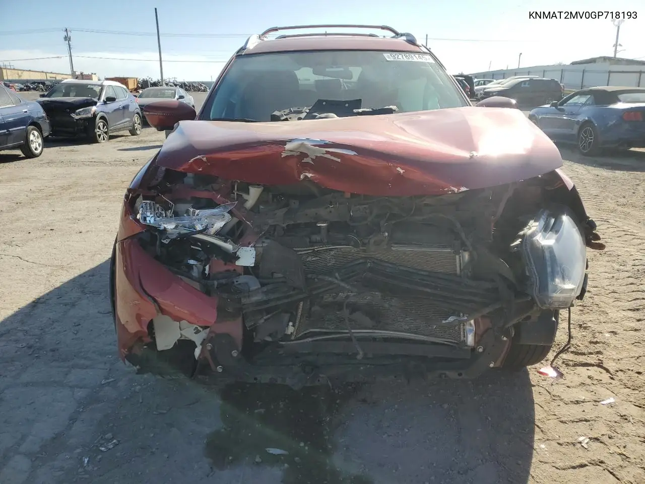 KNMAT2MV0GP718193 2016 Nissan Rogue S