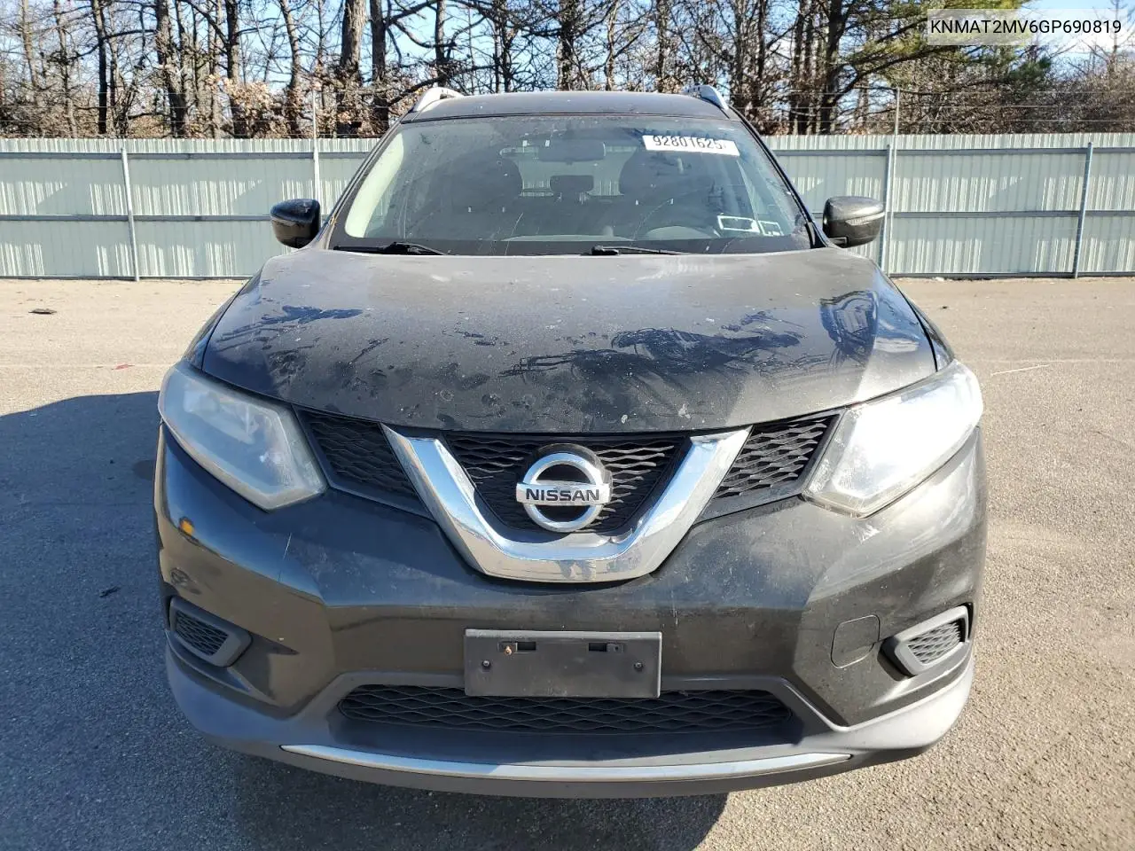 KNMAT2MV6GP690819 2016 Nissan Rogue S