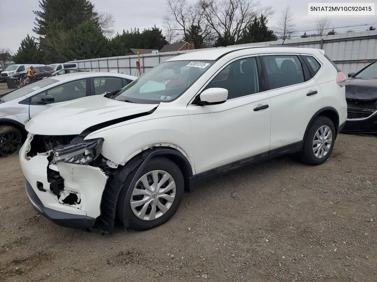 5N1AT2MV1GC920415 2016 Nissan Rogue S