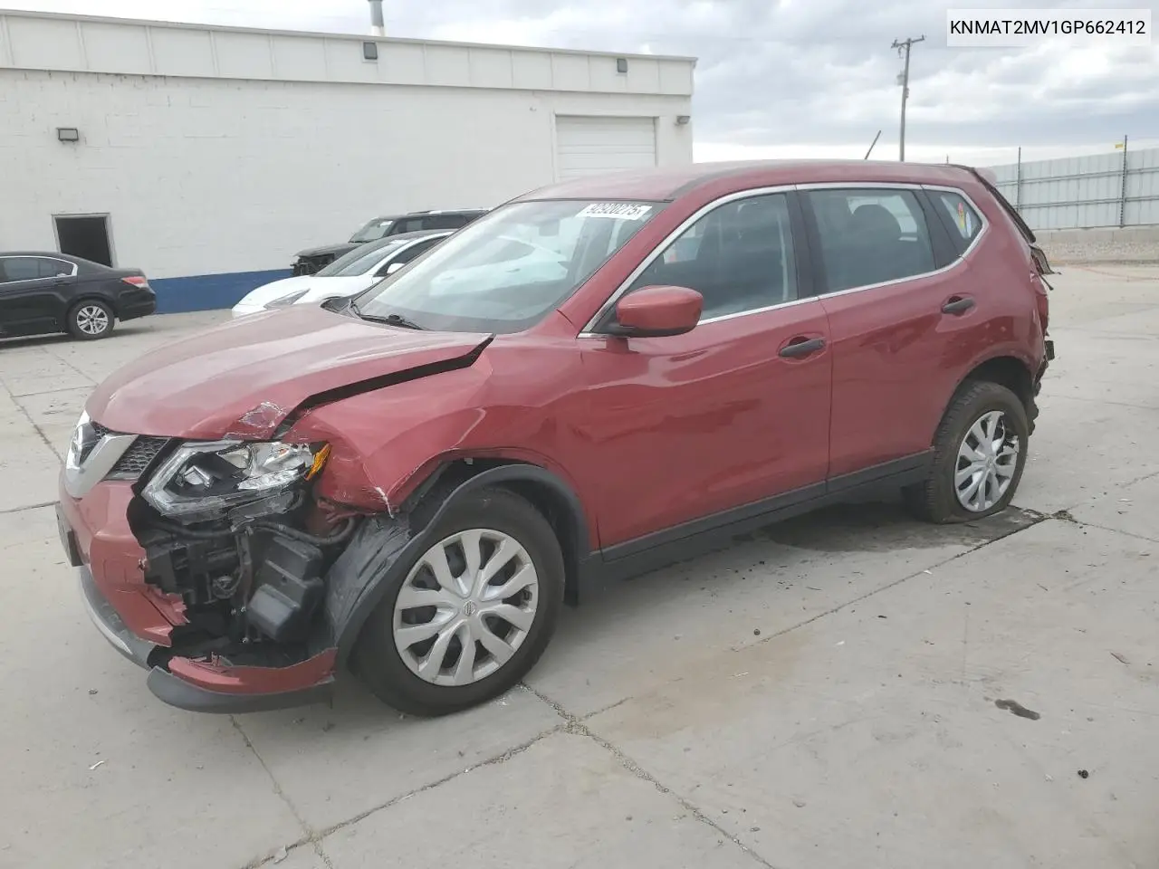 KNMAT2MV1GP662412 2016 Nissan Rogue S