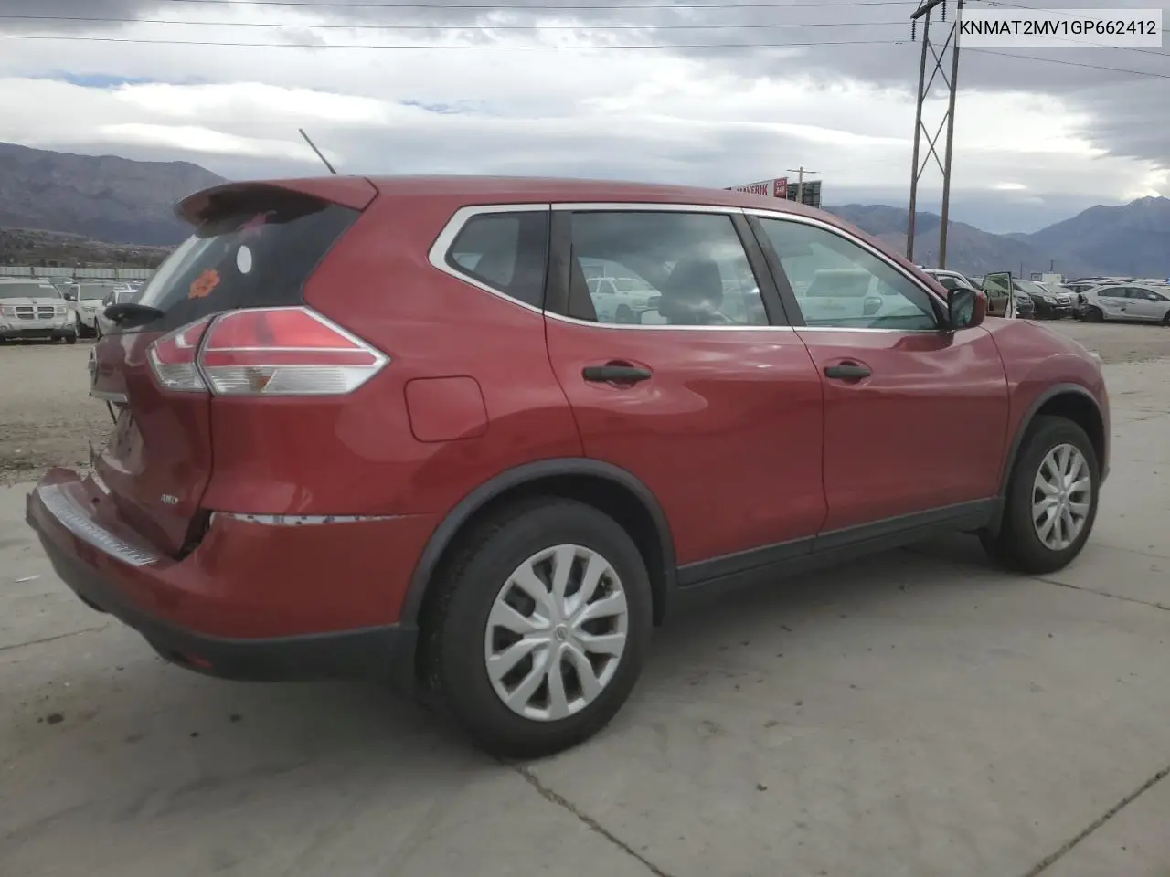 KNMAT2MV1GP662412 2016 Nissan Rogue S